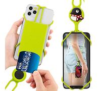 BONE Crossbody Lanyard PhoneTie 2 with Card Holder, Universal Anti-Lost Crossbody Cell Phone Lanyard, Fits Phones from 4-6.7" (Maru Penguin)