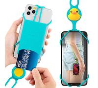 BONE Crossbody Lanyard PhoneTie 2 with Card Holder, Universal Anti-Lost Crossbody Phone Lanyard Case, Fits Phones from 4-6.7" (Patti Duck)