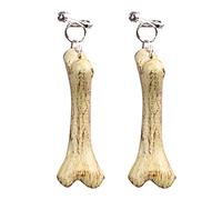 Bone Earrings Caveman Jewellery for Fancy Dress Costumes Accessories Accessory