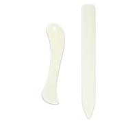 Bone Folder Scoring, 2PCS Sewing Seam Bone Folder Plastic Bones folders Quilting Supplies Paper Sewing Tools for Paper Crafting Marking Creases Marks on Fabric