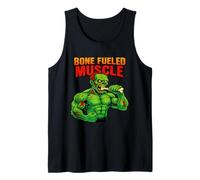 Bone Fueled Muscle Ripped Zombie Undead Gym Fitness Tank Top