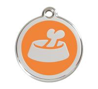 Bone in Bowl Orange - Large