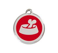 Bone in Bowl Red - Medium