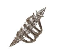 Bone Jewelry Thorn Spine Skeleton Rings Alloy Texture Delicate Craftsmanship Comfort Fit Hand Accessories Gothic Statement Rings