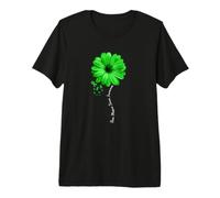 Bone Marrow Donor Awareness Warrior Pretty Ribbon Premium T-Shirt