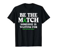 Bone Marrow Donor Be the Match Someone is Waiting for Value Graphic T-Shirt, Men, Black, M