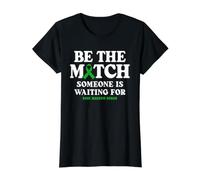 Bone Marrow Donor Be the Match Someone is Waiting for Value Graphic T-Shirt, Women, Black, M