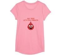 Bone Marrow Transplant Day-Zero Cancer Fighter Tops & Gear T-Shirt, Girls, Pink, Medium