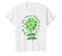 Bone Marrow Transplant Leukemia Awareness Cancer Survivor T-Shirt, Youth, White, 2T