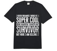 Bone Marrow Transplant Survivor Distressed Apparel Design Comfort Colors Adult Heavyweight T-Shirt