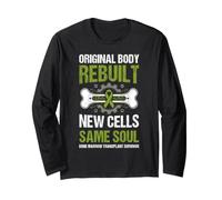Bone Marrow Transplant Survivor Organ Recipient Warrior Long Sleeve T-Shirt