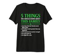 Bone Marrow Transplant Warrior Family Support Premium T-Shirt