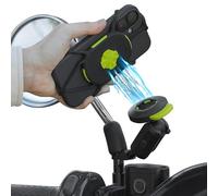 BONE Moto Tie Connect Kit 3 - Mirror Stem, Magnetic Motorcycle Phone Mount, Detachable & 360° Rotatable, Heavy Duty & Shock-Absorbing Scooter iPhone Holder for 4.7"-7.2" Smartphones (Mirror Mount)