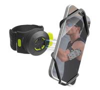 BONE Run Tie Connect Kit 3, Magnetic Quick Release Running Phone Armband | Breathable Silicone Arm Strap for Sports & Workouts, Quick Release with Safety Lock, 360° Rotation, Fits 4.7" to 7.2" Phones