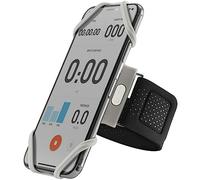 Bone Running Armband,iPhone Holder For Running, Universal Running Phone Armband for Apple iPhone 14 13 12 Pro Max XS XR X Samsung Galaxy S21 S20 A52 A42 Note 20 10 (Grey L) Run Tie series
