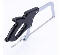Bone Saw Butcher Knife With Inox Stainless Steel Blade And Black Handle For Butchery (30cm) Carbon Steel Bone Butchers Knife For Meat
