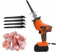 Bone Saw Machine Electric Reciprocating Saw for Commercial and Household - Cordless, Portable Butcher Saw with Blades for Cutting Meat, Pork, Ribs, Wood