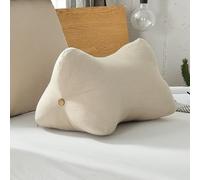 Bone Shaped Pillows - Support for Cervical Neck Head Knee Back Lumbar Sleeping Throw Pillows for Home Bed Office Travel Camping Complement To Headboard (F,Khaki)