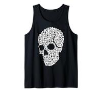 Bone Skull Head Gothic Goth Halloween Tank Top