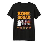 Bone Squad Halloween Skeleton Ghost Pumpkin Premium T-Shirt