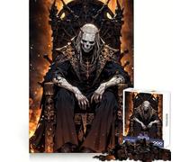 Bone Throne - Death King's Reign 1000 Pieces Puzzles for Adults Mind Recall Leisure Pleasure Firm Interlock Xmas Gift (38X26CM)