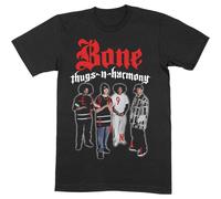 Bone Thugs N Harmony Men's E. 1999 Cotton T-Shirt in Black | Size: 2XL Bone Thugs N Harmony Black 2XL
