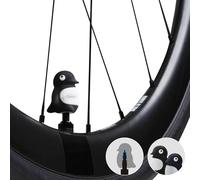 【Bone】Tire Character Valve Stem Cap, 2pcs Silicone Washable Tire Valve Caps, Corrosion Resistant, Universal Stem Covers for Bikes, Cars, Trucks, Motorcycles, and SUVs