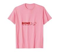 Bone to Run Dog Lover Running Fitness Motivation T-Shirt, Men, Pink, S
