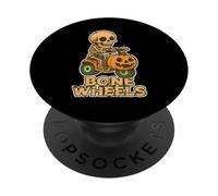 Bone Wheels Pumpkin Rider PopSockets Adhesive PopGrip