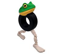 Boneca Ambalabu - Articulated XL Figure 16 cm - Italian Brainrot Dolls - Tralalero Tralara - Official Brainrot Collection - Brainrot Frog with Wheel - Tung Sahur - Capuccino Assessino