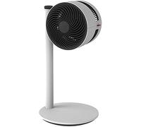 BONECO F120 Air Shower Floor Fan, Powerful Electric Oscillating Cooling Pedestal Fan, Quiet with 270° Rotation, Adjustable 3 Speed Control Air Circulator (Grey/White)