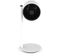 BONECO F220CC Pedestal Fan, Air Circulator with HEPA Filter Air Purifier, Powerful with Modern Purification Technology, Variable Height, Traps Germs, Pet Hair & Viruses to Ventilate & Cool (White)