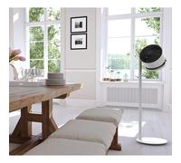 Boneco F230 Air Shower Pedestal Fan - 4-Speed Free-Standing Air Circulator, 270 Rotating Airflow, Adjustable Height 49/85/121 cm