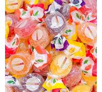 Bonelle Rossana Italian Fruit Jelly Candies - 12 Pack - Assorted Fruity Gummies, Classic Italian Sweets, Soft Chewy Candy, Imported Halal & Vegan Treats, Nostalgic Dessert, Party Favourites