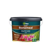 Bonemeal Fertiliser Organic Root Feed - Slow Release Nutrients for Roses Bulbs Shrubs Fruit Trees & Vegetables - Phosphate & Nitrogen Rich (10kg)