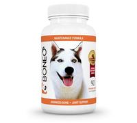 Boneo Canine Maintenance Formula- Patented Bone and Joint Supplement for Dogs- 90 Ct Chewable Tablets, Liver and Sausage Flavor