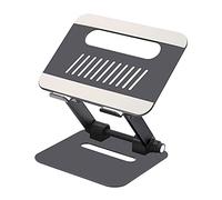Boneruy Foldable Laptop Cooling Stand For 10-17inch Notebook Cooler Pad Holder Portable Laptop Holder Stand Clamp Extendable Desk Lap Bed And Sofa