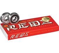 Bones Bearings Unisex - Adult Super Red Bearings, Silver, 2 x 0.5 x 2