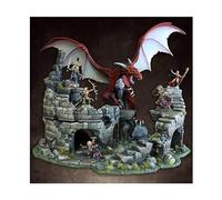 Bones: Dark Heaven Legends Fantasy: Dragons Dont Share Boxed Miniature
