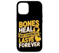 Bones Heal But Strength Lasts Forever Ribbon Case for iPhone 12/12 Pro