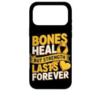 Bones Heal But Strength Lasts Forever Ribbon Case for iPhone 17 Pro Max