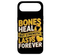 Bones Heal But Strength Lasts Forever Ribbon Case for iPhone Air