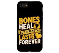 Bones Heal But Strength Lasts Forever Ribbon Case for iPhone SE (2020) / 7/8