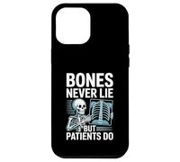 Bones Never Lie But Patients Do Funny X-Ray Tech Radiology Case for iPhone 12 Pro Max