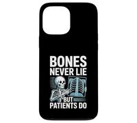 Bones Never Lie But Patients Do Funny X-Ray Tech Radiology Case for iPhone 13 Pro Max