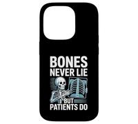 Bones Never Lie But Patients Do Funny X-Ray Tech Radiology Case for iPhone 14 Pro