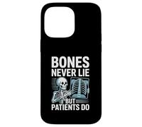 Bones Never Lie But Patients Do Funny X-Ray Tech Radiology Case for iPhone 14 Pro Max