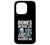 Bones Never Lie But Patients Do Funny X-Ray Tech Radiology Case for iPhone 15 Pro