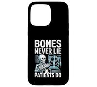 Bones Never Lie But Patients Do Funny X-Ray Tech Radiology Case for iPhone 15 Pro Max