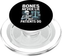 Bones Never Lie But Patients Do Funny X-Ray Tech Radiology PopSockets PopGrip for MagSafe